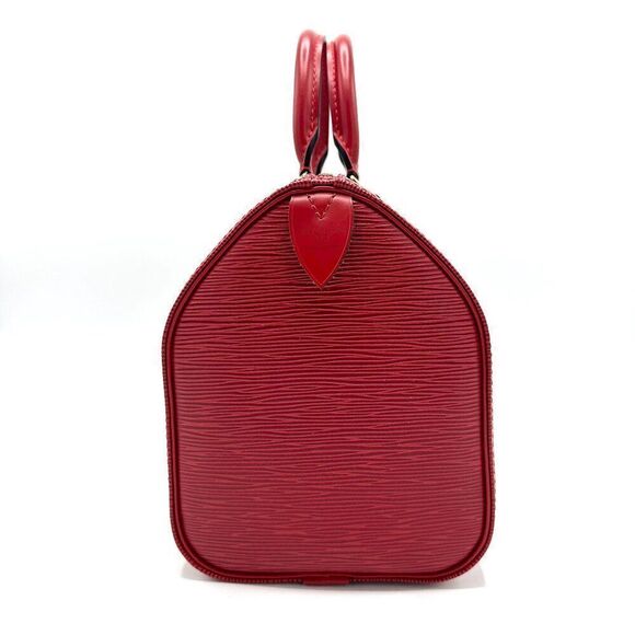Louis Vuitton Castillian Red Epi Speedy 25 - Picture 4 of 9